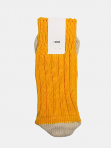 [ts(s)] Unpaired Cotton Rib Sock / Yellow<img class='new_mark_img2' src='https://img.shop-pro.jp/img/new/icons5.gif' style='border:none;display:inline;margin:0px;padding:0px;width:auto;' />