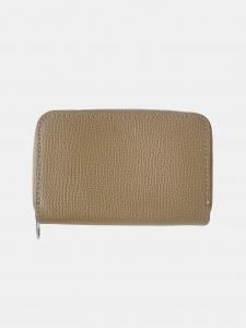 [TEMBEA] MINI ZIP EMBOSS / GREY-BEIGE