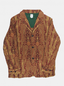 [SOUTH2 WEST8] Pen Jacket - India jacquard / Gold/Bordeaux<img class='new_mark_img2' src='https://img.shop-pro.jp/img/new/icons24.gif' style='border:none;display:inline;margin:0px;padding:0px;width:auto;' />