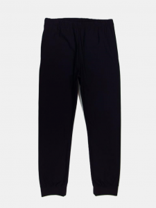 [TOUJOURS  SUNRISE MARKET]  Cuffed Training Pants - High Gauge Stretch Jersey / Black Navy