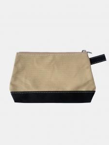 [TEMBEA] TOILETRY BAG MEDIUM / BEIGE/BLACK