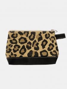 [TEMBEA  SUNRISE MARKET]  TOILETRY BAG MEDIUM / New Leopard / Beige/Black