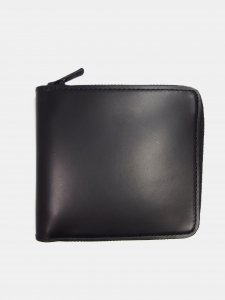 [NEEDLES] Single Wallet - Steer Leather / Black