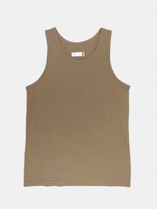 [ts(s)] Tank Top - High Gauge Cotton Jersey / Khaki<img class='new_mark_img2' src='https://img.shop-pro.jp/img/new/icons5.gif' style='border:none;display:inline;margin:0px;padding:0px;width:auto;' />