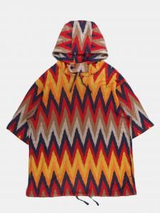 [ENGINEERED GARMENTS] Short Sleeve Hoody - Ikat Knit / Red/Navy<img class='new_mark_img2' src='https://img.shop-pro.jp/img/new/icons24.gif' style='border:none;display:inline;margin:0px;padding:0px;width:auto;' />