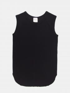 [RHODOLIRION] Ribbed Tank Top / Black