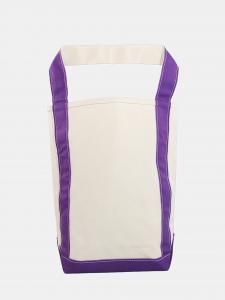 [TEMBEA] BAGUETTE TOTE MEDIUM / NATURAL/PURPLE
