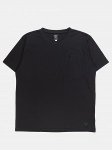 [SOUTH2 WEST8] S/S Zipped Pocket Tee - Poly Jersey / Black