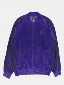 [NEEDLES] R.C. Track Jacket - C/Pe Velour / Purple