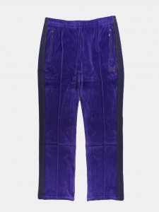 [NEEDLES] Narrow Track Pant - C/Pe Velour / Purple