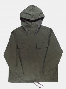 [ENGINEERED GARMENTS  SUNRISE MARKET ] Cagoule Shirt - Cotton Herringbone Twill / Olive