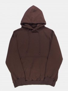 [ts(s)] Hooded Sweat Shirt - Extra Brushed Back Stretch Jersey / Brown