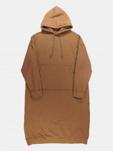 [ts(s) WOMEN] Hooded Sweat Dress - Extra Brushed Back Stretch Jersey / Khaki