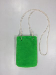 [TEMBEA] PHONE CASE - ECO FUR / GREEN