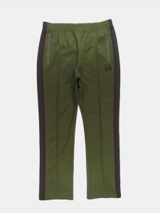 [NEEDLES] Narrow Track Pant - Poly Smooth  / Olive