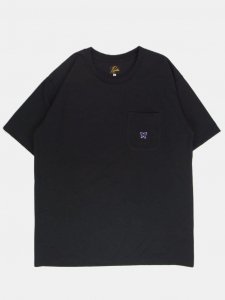 [NEEDLES] S/S Crew Neck Tee - Poly Jersey / Black