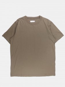 [ts(s)] Crew Neck T-Shirt - High Gauge Cotton Jersey / Khaki