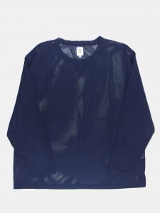 [SOUTH2 WEST8] S.S. Crew Neck Shirt - Knit Mesh / Navy