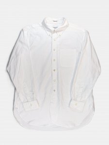 [ENGINEERED GARMENTS] 19 Century BD Shirt - Cotton Oxford / White