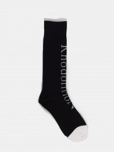 [RHODOLIRION] Socks - Logo Jq. / Black<img class='new_mark_img2' src='https://img.shop-pro.jp/img/new/icons5.gif' style='border:none;display:inline;margin:0px;padding:0px;width:auto;' />