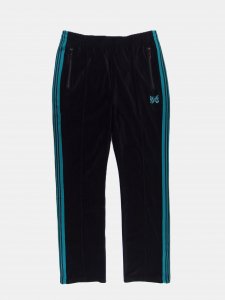 [NEEDLES] Narrow Track Pant - C/Pe Velour / Black