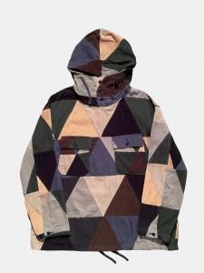 [ENGINEERED GARMENTS  SUNRISE MARKET]  Cagoule Shirt - Triangle Corduroy Patchwork  / Multi Color