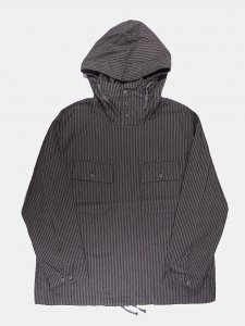 [ENGINEERED GARMENTS] Cagoule Shirt - LC Stripe / Charcoal/Grey<img class='new_mark_img2' src='https://img.shop-pro.jp/img/new/icons5.gif' style='border:none;display:inline;margin:0px;padding:0px;width:auto;' />