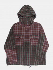 [ENGINEERED GARMENTS] Cagoule Shirt - Cotton Smoky Plaid / Olive/Red<img class='new_mark_img2' src='https://img.shop-pro.jp/img/new/icons5.gif' style='border:none;display:inline;margin:0px;padding:0px;width:auto;' />