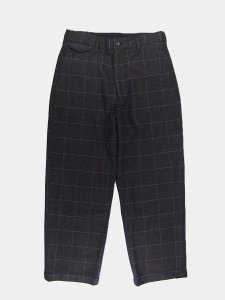 [ENGINEERED GARMENTS] Officer Pant - Wool Poly Windowpane / Chracoal/Lt.Blue<img class='new_mark_img2' src='https://img.shop-pro.jp/img/new/icons5.gif' style='border:none;display:inline;margin:0px;padding:0px;width:auto;' />