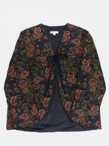 [ENGINEERED GARMENTS WOMEN] Cutaway Jacket - CP Floral Jacquard / Black/Gold<img class='new_mark_img2' src='https://img.shop-pro.jp/img/new/icons5.gif' style='border:none;display:inline;margin:0px;padding:0px;width:auto;' />