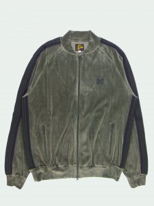 [NEEDLES] R.C. Track Jacket - C/Pe Velour / Olive<img class='new_mark_img2' src='https://img.shop-pro.jp/img/new/icons5.gif' style='border:none;display:inline;margin:0px;padding:0px;width:auto;' />