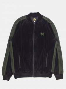 [NEEDLES] R.C. Track Jacket - C/Pe Velour / Black<img class='new_mark_img2' src='https://img.shop-pro.jp/img/new/icons5.gif' style='border:none;display:inline;margin:0px;padding:0px;width:auto;' />