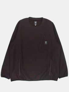 [SOUTH2 WEST8] Crew Neck Scouting Shirt - N/PE/PU Tricot Jersey / Brown<img class='new_mark_img2' src='https://img.shop-pro.jp/img/new/icons5.gif' style='border:none;display:inline;margin:0px;padding:0px;width:auto;' />