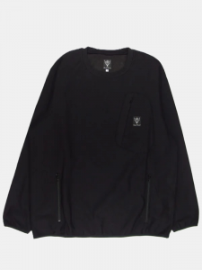 [SOUTH2 WEST8] Crew Neck Scouting Shirt - N/PE/PU Tricot Jersey / Black<img class='new_mark_img2' src='https://img.shop-pro.jp/img/new/icons5.gif' style='border:none;display:inline;margin:0px;padding:0px;width:auto;' />