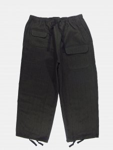 [SOUTH2 WEST8] String Cuff Balloon Pant - Poly Herringbone / Black<img class='new_mark_img2' src='https://img.shop-pro.jp/img/new/icons5.gif' style='border:none;display:inline;margin:0px;padding:0px;width:auto;' />