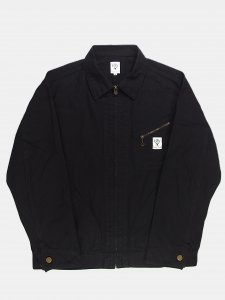 [SOUTH2 WEST8] Work Jacket - 11.5oz Cotton Canvas / Black<img class='new_mark_img2' src='https://img.shop-pro.jp/img/new/icons5.gif' style='border:none;display:inline;margin:0px;padding:0px;width:auto;' />