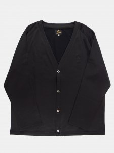 [NEEDLES] V Neck Cardigan - C/PE Bright Jersey / Black<img class='new_mark_img2' src='https://img.shop-pro.jp/img/new/icons5.gif' style='border:none;display:inline;margin:0px;padding:0px;width:auto;' />