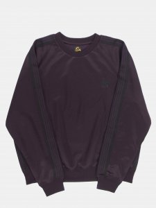 [NEEDLES] Track Crew Neck Shirt - Poly Smooth / Dk.Purple<img class='new_mark_img2' src='https://img.shop-pro.jp/img/new/icons5.gif' style='border:none;display:inline;margin:0px;padding:0px;width:auto;' />