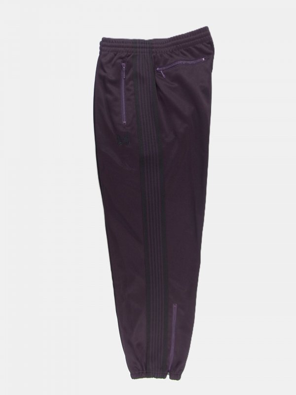 [NEEDLES] Zipped Track Pant - Poly Smooth / Dk.Purple - SUNRISE MARKET