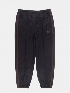 [NEEDLES] Zipped Track Pant - Poly Smooth  / Black<img class='new_mark_img2' src='https://img.shop-pro.jp/img/new/icons5.gif' style='border:none;display:inline;margin:0px;padding:0px;width:auto;' />