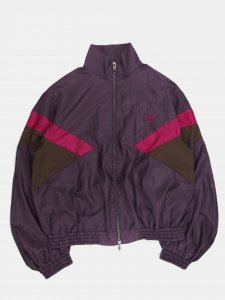 [RHODOLIRION] Short Track Jacket - Switching Pattern / Purple<img class='new_mark_img2' src='https://img.shop-pro.jp/img/new/icons5.gif' style='border:none;display:inline;margin:0px;padding:0px;width:auto;' />