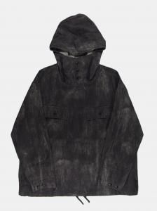 [ENGINEERED GARMENTS  SUNRISE MARKET]  Cagoule Shirt - Cotton Distressed Print / Black