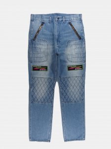 [SHIDEN] Motor Cycle Pant - 13.5oz Denim, Vintage / Blue<img class='new_mark_img2' src='https://img.shop-pro.jp/img/new/icons5.gif' style='border:none;display:inline;margin:0px;padding:0px;width:auto;' />