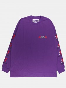 [SHIDEN] L/S Crew Neck Tee - Cotton Jersey, MABOROSHI / Purple<img class='new_mark_img2' src='https://img.shop-pro.jp/img/new/icons5.gif' style='border:none;display:inline;margin:0px;padding:0px;width:auto;' />