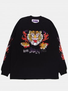 [SHIDEN] L/S Crew Neck Tee - Cotton Jersey, Tiger / Black<img class='new_mark_img2' src='https://img.shop-pro.jp/img/new/icons5.gif' style='border:none;display:inline;margin:0px;padding:0px;width:auto;' />