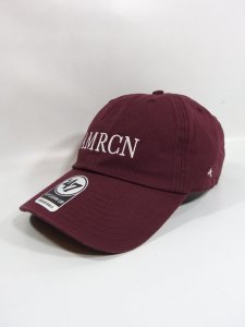 [AMERICANA] FC-013 47 CLEAN UP Cap - AMRCN Emb. / D Maroon<img class='new_mark_img2' src='https://img.shop-pro.jp/img/new/icons5.gif' style='border:none;display:inline;margin:0px;padding:0px;width:auto;' />