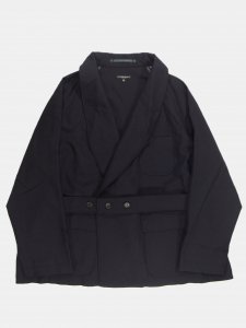 [ENGINEERED GARMENTS] Smoking Jacket - Wool Uniform Serge / Dk.Navy<img class='new_mark_img2' src='https://img.shop-pro.jp/img/new/icons5.gif' style='border:none;display:inline;margin:0px;padding:0px;width:auto;' />