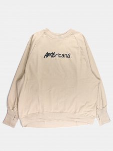 [AMERICANA] BRF-M-739A/1 ϥ㡼 Wide Body & Raglan Sleeve / Lt.Weight Sweat Shirt / Greige<img class='new_mark_img2' src='https://img.shop-pro.jp/img/new/icons5.gif' style='border:none;display:inline;margin:0px;padding:0px;width:auto;' />