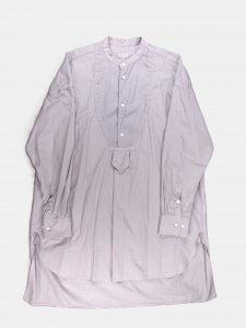 [TOUJOURS] Tuxed Long Shirt - Garment Dye Organic Cotton Poplin Cloth / Lilac<img class='new_mark_img2' src='https://img.shop-pro.jp/img/new/icons5.gif' style='border:none;display:inline;margin:0px;padding:0px;width:auto;' />