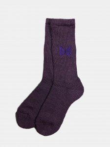 [NEEDLES] Pile Socks - Merino Wool / Plum<img class='new_mark_img2' src='https://img.shop-pro.jp/img/new/icons5.gif' style='border:none;display:inline;margin:0px;padding:0px;width:auto;' />